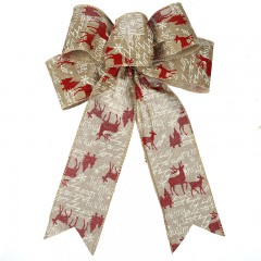 Zhixiang ruban noeud papillon imitation polyester tissé de chanvre