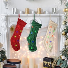 SHENGJIN Jarretière de Noël tricottée décoration  de noel