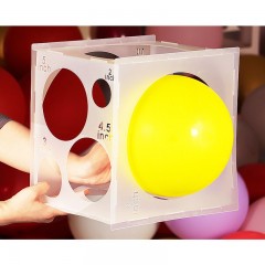 FUXIFU Boîte de mesure pour ballon en plastique blanc