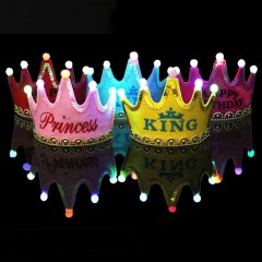 Couronne lumineuse de fête d'anniversaire