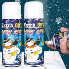 SAFEBET Spray de neige artificielle pour ambiance de noel