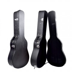 sac en cuir pour guitare folk noir portable