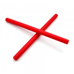 XINLV Baguette de batterie en  bois fileté rouge