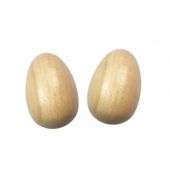 TONGMEI Maracas en forme d'oeuf en couleur bois jouets musicaux