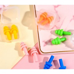 Bouchons d'oreilles imperméable en silicone