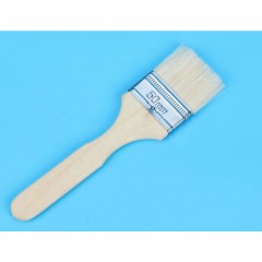 Pinceau  à huile avec brosse en laine à long manche en bois
