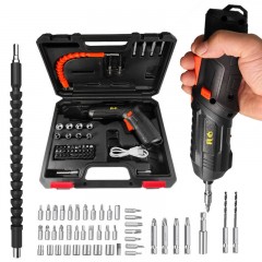 Tournevis électrique 4,2 V multifonctionnel rechargeable tournevis électrique au lithium