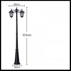 Lampe d'éclairage public lumière  LED pour jardin et parc