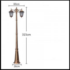 Lampe d'éclairage public lumière  LED pour jardin et parc