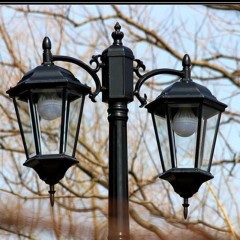 Lampe d'éclairage public lumière  LED pour jardin et parc