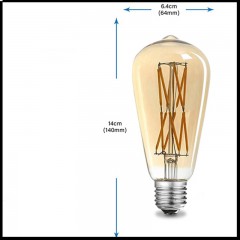 Lampe lumière murale  lustre Edison style vintage
