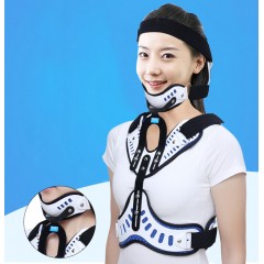 YINGJIAN Cadre de support en alliage de magnésium réglable pour redressement de la tête et du cou de la poitrine