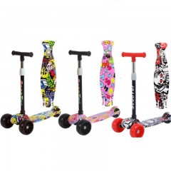 Trotinette pliable  à 4 roues  pour enfants  jouets pour enfants