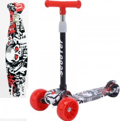 Trotinette pliable  à 4 roues  pour enfants  jouets pour enfants