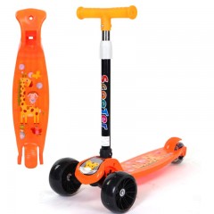Trotinette pliable  à 4 roues  pour enfants  jouets pour enfants