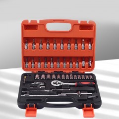 Set de 46 pièces pour outils de réparation automobile SNJUE en acier chrome-vanadium