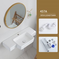 Lavabo suspendu en ceramique  pour salle de bain