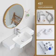 Lavabo suspendu en ceramique  pour salle de bain