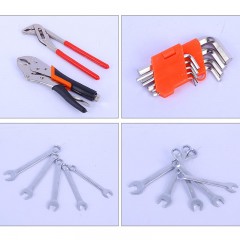 NAWEI Outils de réparation automobile  ensemble de 85 pièces pliant trois couches d'acier chrome alun