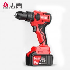 CHIGO Perceuse électrique brushless type pistolet batterie au lithium