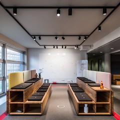 Luminaire LED moderne centre commercial