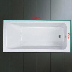 Bain en acrylique encastré