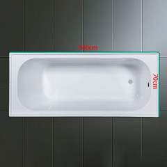 Bain en acrylique encastré