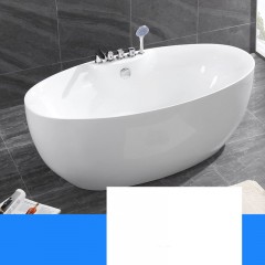 Baignoire en acrylique ronde à bord mince