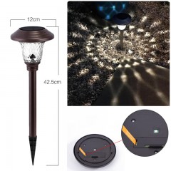 Luminaire  LED de sol de pelouse extérieure étanche en acier inoxydable