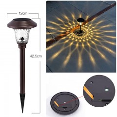 Luminaire  LED de sol de pelouse extérieure étanche en acier inoxydable