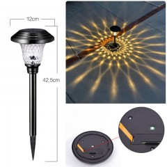 Luminaire  LED de sol de pelouse extérieure étanche en acier inoxydable