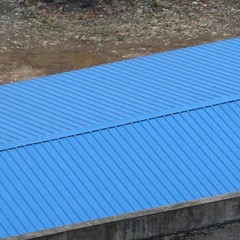 Tôle ondulée en acier de couleur