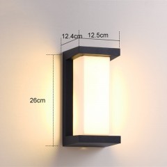 Lumière  LED de décoration murale  simple décoration moderne