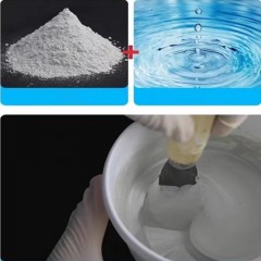 Ciment blanc à base de silicate