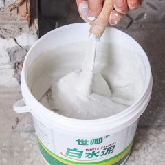Ciment blanc à séchage rapide et imperméable