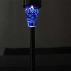 Lumière LED solaire de jardin extérieur