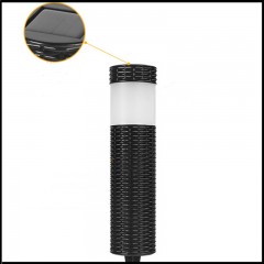 Lampe de pelouse LED solaire pour jardin et cour