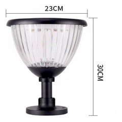 Lampe pilier solaire extérieure étanche à LED
