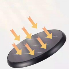 Lampe pilier solaire extérieure étanche à LED