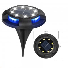 Lampe enterrée   solaire extérieure imperméable lumière