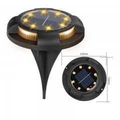 Lampe enterrée   solaire extérieure imperméable lumière