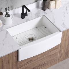 Lavabo en céramique encastré