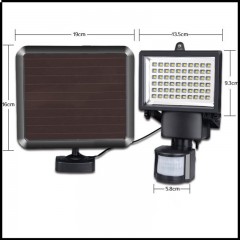 Lampe solaire à LED pour l'extérieur Super lumineux