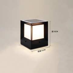Lumière de colonne LED étanche pour jardin et cour