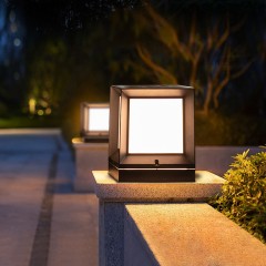 Lumière de colonne LED étanche pour jardin et cour