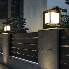 Lumière de colonne LED étanche pour jardin et cour