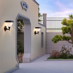 Lampe solaire murale LED pour éclairage à l'extérieur imperméable garde