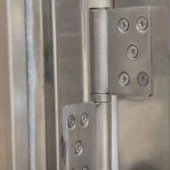 Portes de sécurité Portes extérieures en acier inoxydable à ouverture plate