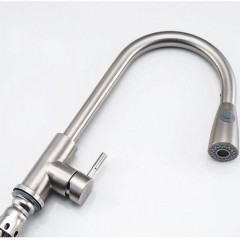Robinet de cuisine type de pompage universel rotatif 304 acier inoxydable