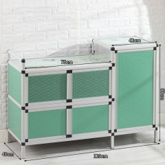 Armoire de cuisine en alliage d'aluminium